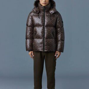 Mackage Men's "KANE-MG" Coffee Hooded Down Parka Jacket Mackage sz 46/2XL IT 54
